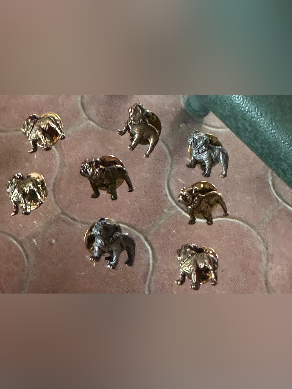 Vintage Mack Truck Bulldog Hat Tie Pins different Metals 8 Of Them